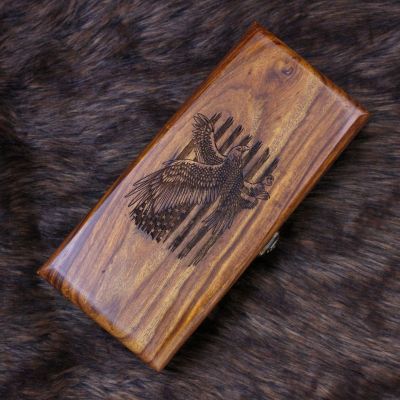 Eagel USA Hand-carved Wooden Box