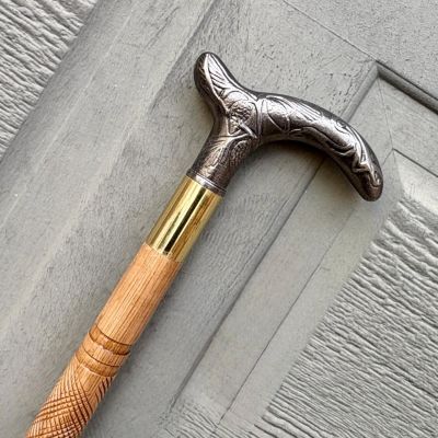 Hand Carved Rosewood Walking Cane: Lightweight Wooden Stick