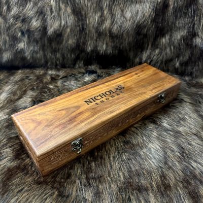 Personalized Hand-carved Wooden Box