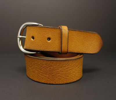 100% horse hide full-grain leather belt