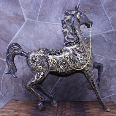 Antique Brass Horse