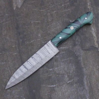  DAMASCUS STEEL CUSTOM Handmade KITCHEN CHEF KNIFE 10"  C