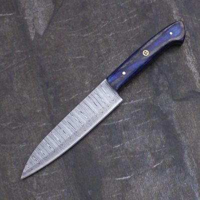  DAMASCUS STEEL CUSTOM Handmade KITCHEN CHEF KNIFE 10"  C