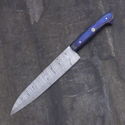 Damascus Steel Custom Handmade Kitchen Chef Knife 13" C