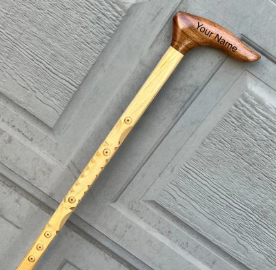 Handmade Walking Stick Wooden Cane