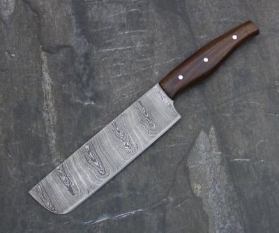 Damascus Steel Custom Handmade Kitchen Vegetable Chef Knife 12"