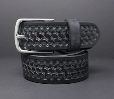 100% horse hide full-grain leather belt