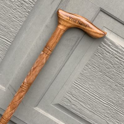 Walking Stick Wooden CANE grandfather gift idea